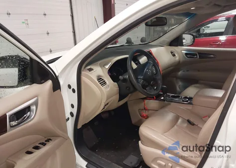 2016 Nissan Pathfinder Platinum z USA, uszkodzony, nr VIN 5N1AR2MM6GC623694